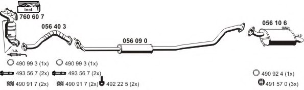 ERNST 050975 Exhaust System
